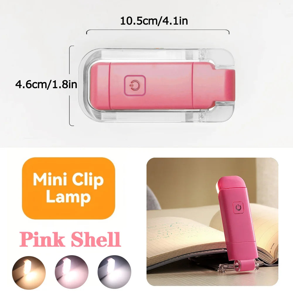 Aramnew GlowMark Book Light. A clever bookmark-style lamp with soft LED light to protect your eyes while you read.