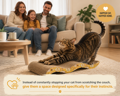 WhiskerWave  M-Form Feline Scratcher