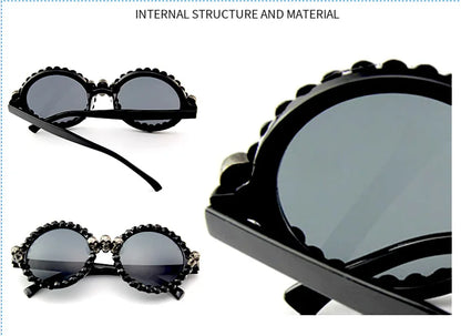 🔥 Skull Queen Statement Shades Own your dark side.