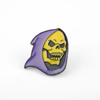 Skeletor Gothic Lapel Pin Bring a Little Villainy to Your Look.