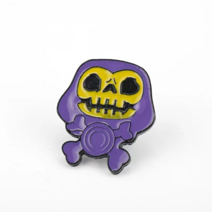 Skeletor Gothic Lapel Pin Bring a Little Villainy to Your Look.