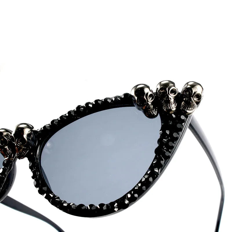 🔥 Skull Queen Statement Shades Own your dark side.