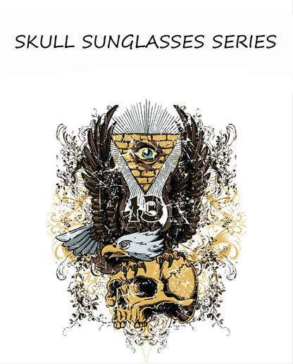🔥 Skull Queen Statement Shades Own your dark side.