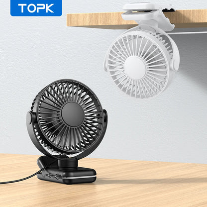 Aramnew ChillMate Portable Clip FanLightweight, quiet and built for everyday comfort.