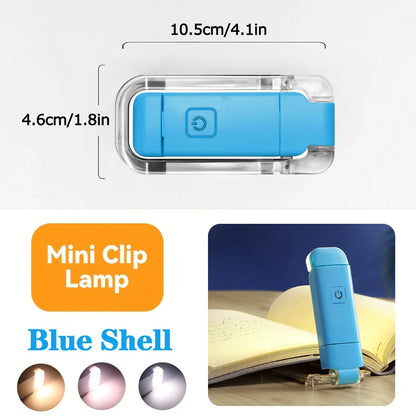 Aramnew GlowMark Book Light. A clever bookmark-style lamp with soft LED light to protect your eyes while you read.