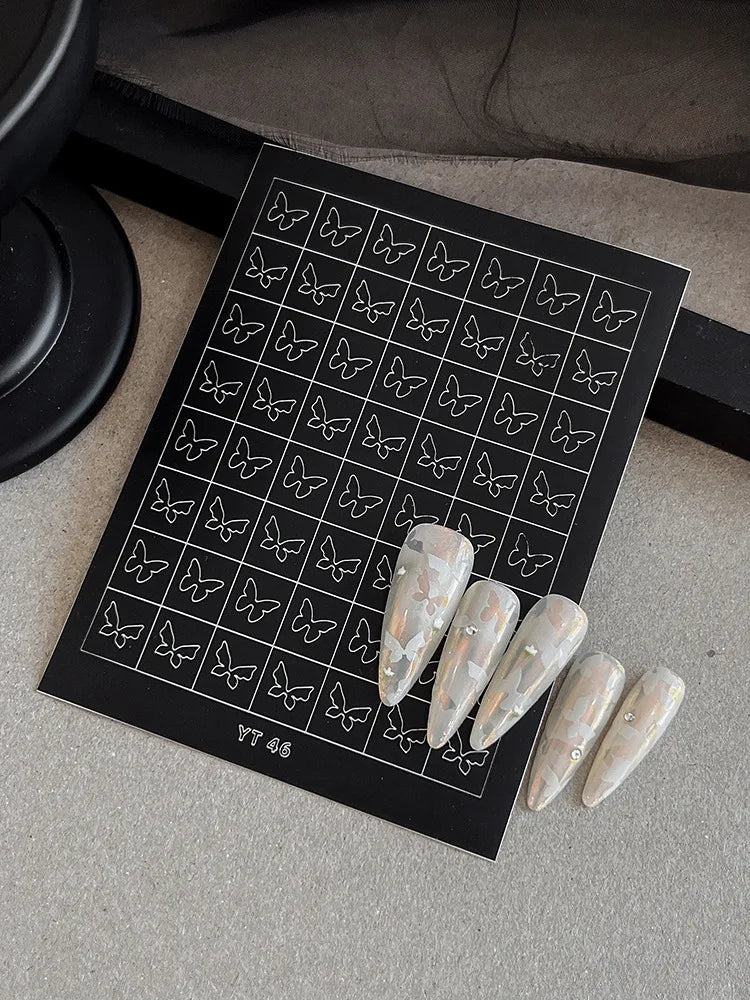 Spooky Skeleton Nail Stickers Give Your Nails a Wicked Halloween Twist.