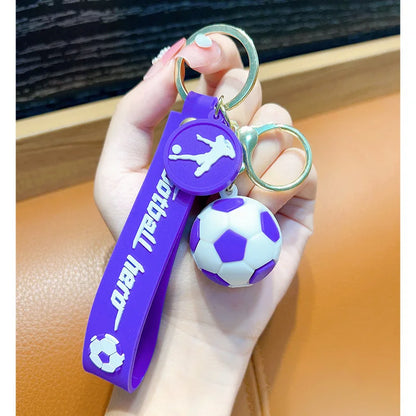 FanPulse Football Keyring Celebrate every goal with a stylish football charm.