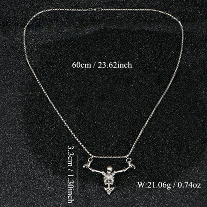 Midnight Skull Necklace Bold. Gothic. Unforgettable.