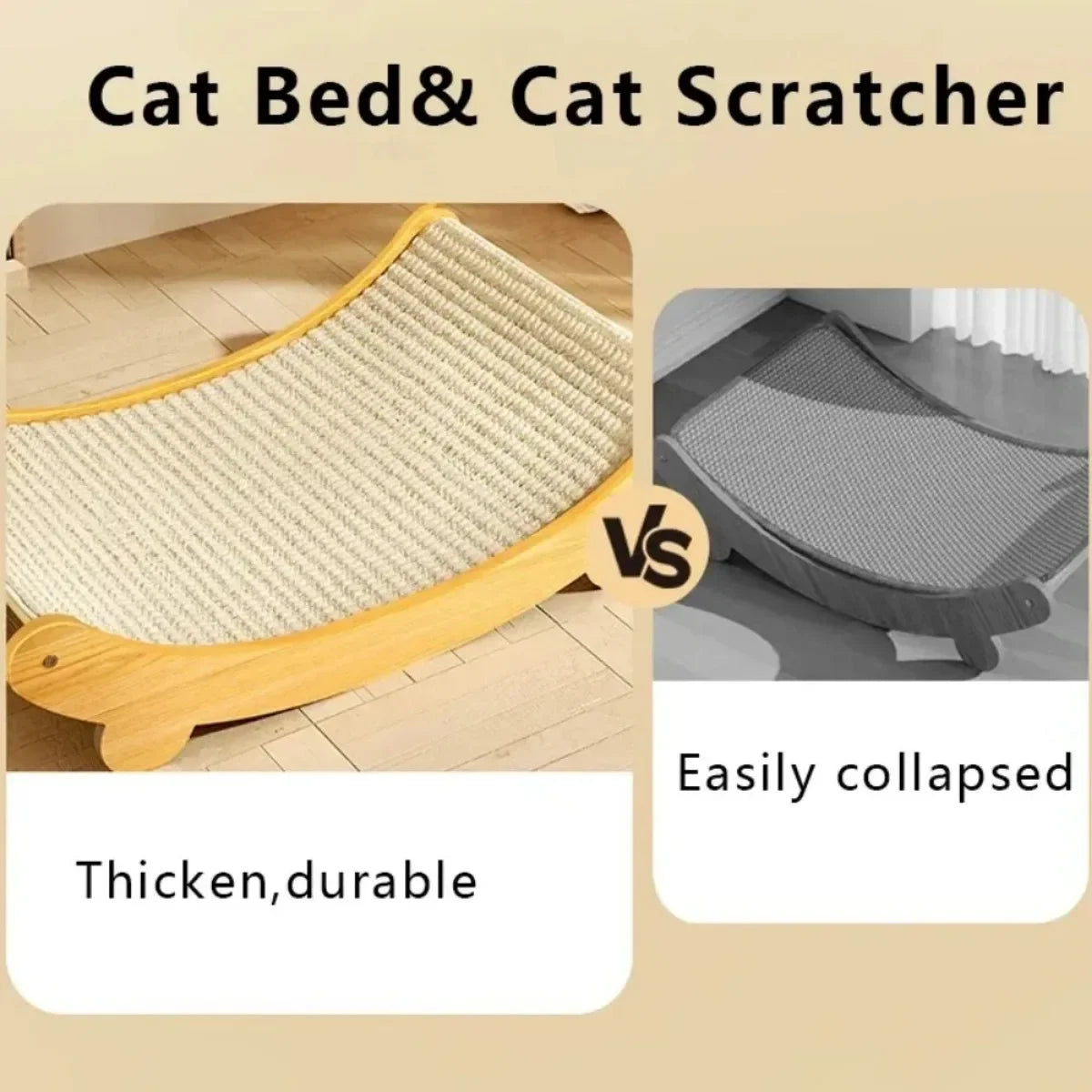 Aramnew PurrCraft Scratch Lounge
Durable wooden comfort for playful paws and peaceful naps.