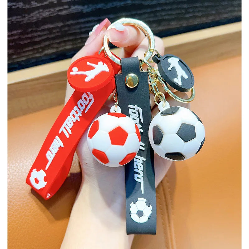 FanPulse Football Keyring Celebrate every goal with a stylish football charm.