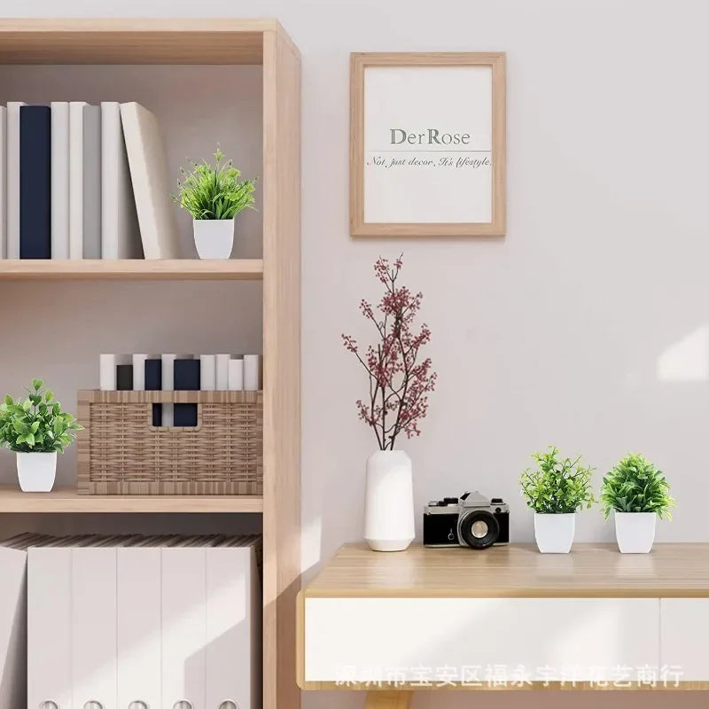 Artificial Bonsai Plant in Pot for Home Decor