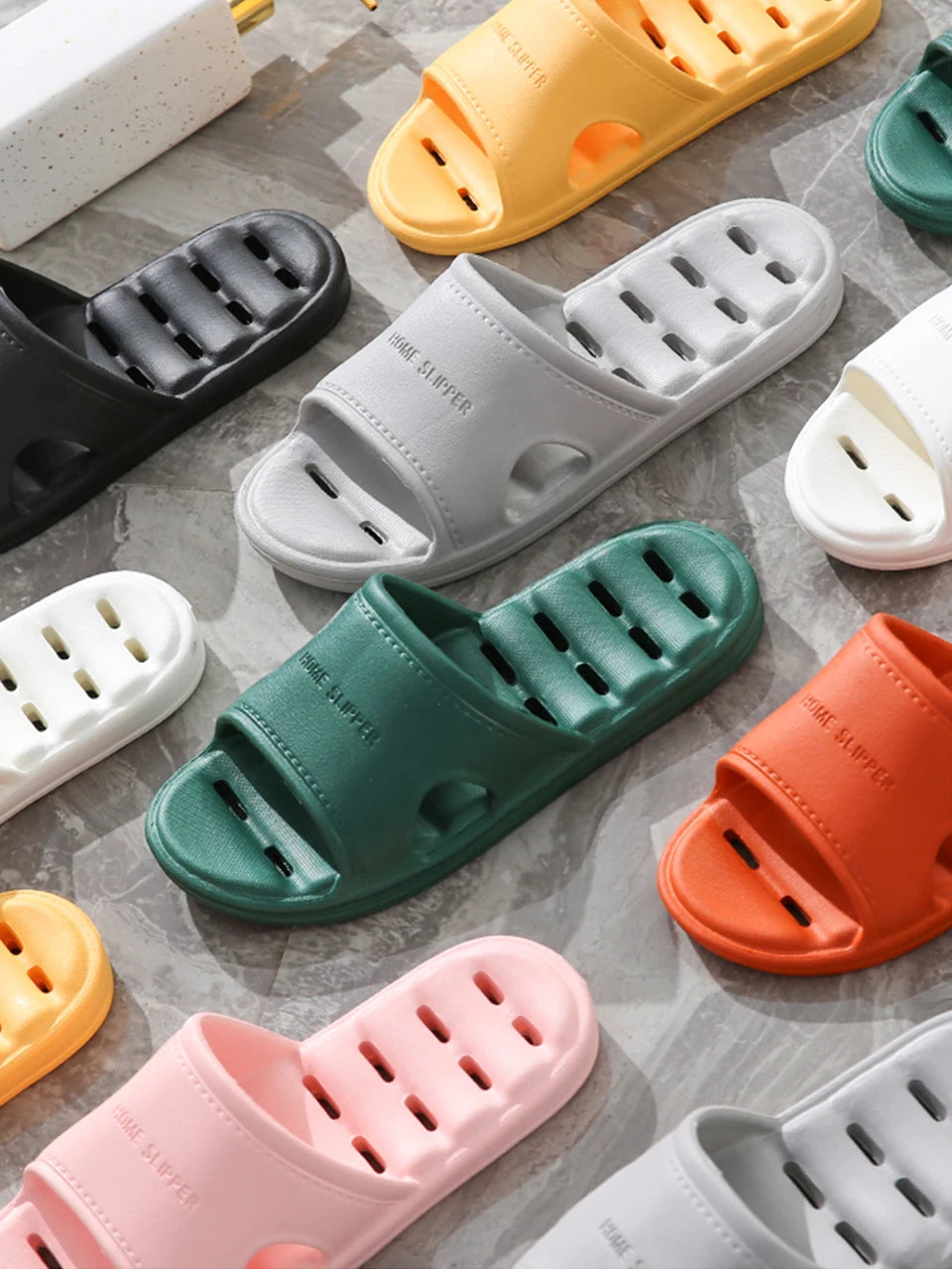 Aramnew BreezeDry Home Slippers. Modern, comfortable and made for quick drying and effortless indoor wear.