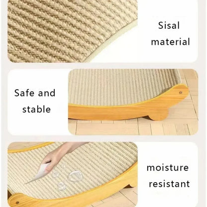 Aramnew PurrCraft Scratch Lounge
Durable wooden comfort for playful paws and peaceful naps.