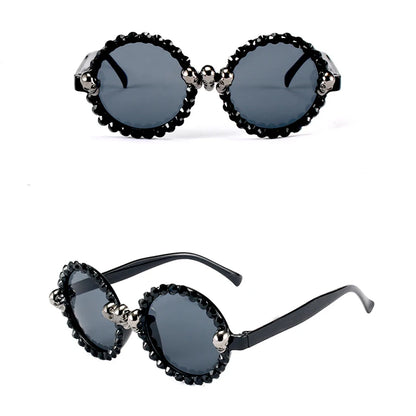 🔥 Skull Queen Statement Shades Own your dark side.