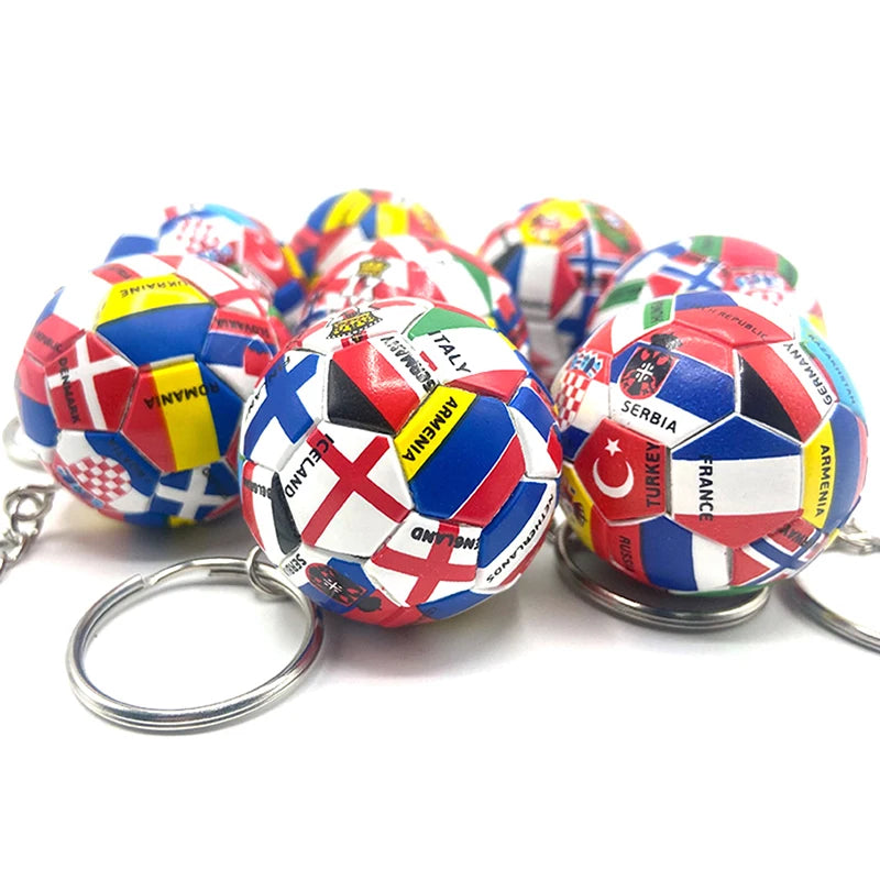 GoalGlobe Nation Keyring Carry the passion of the beautiful game everywhere you go.