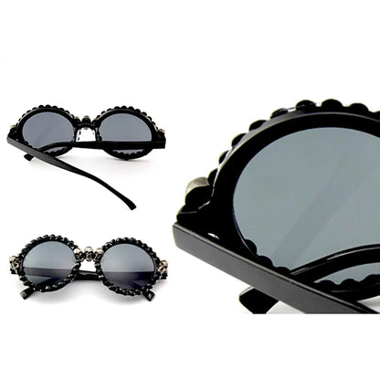 🔥 Skull Queen Statement Shades Own your dark side.