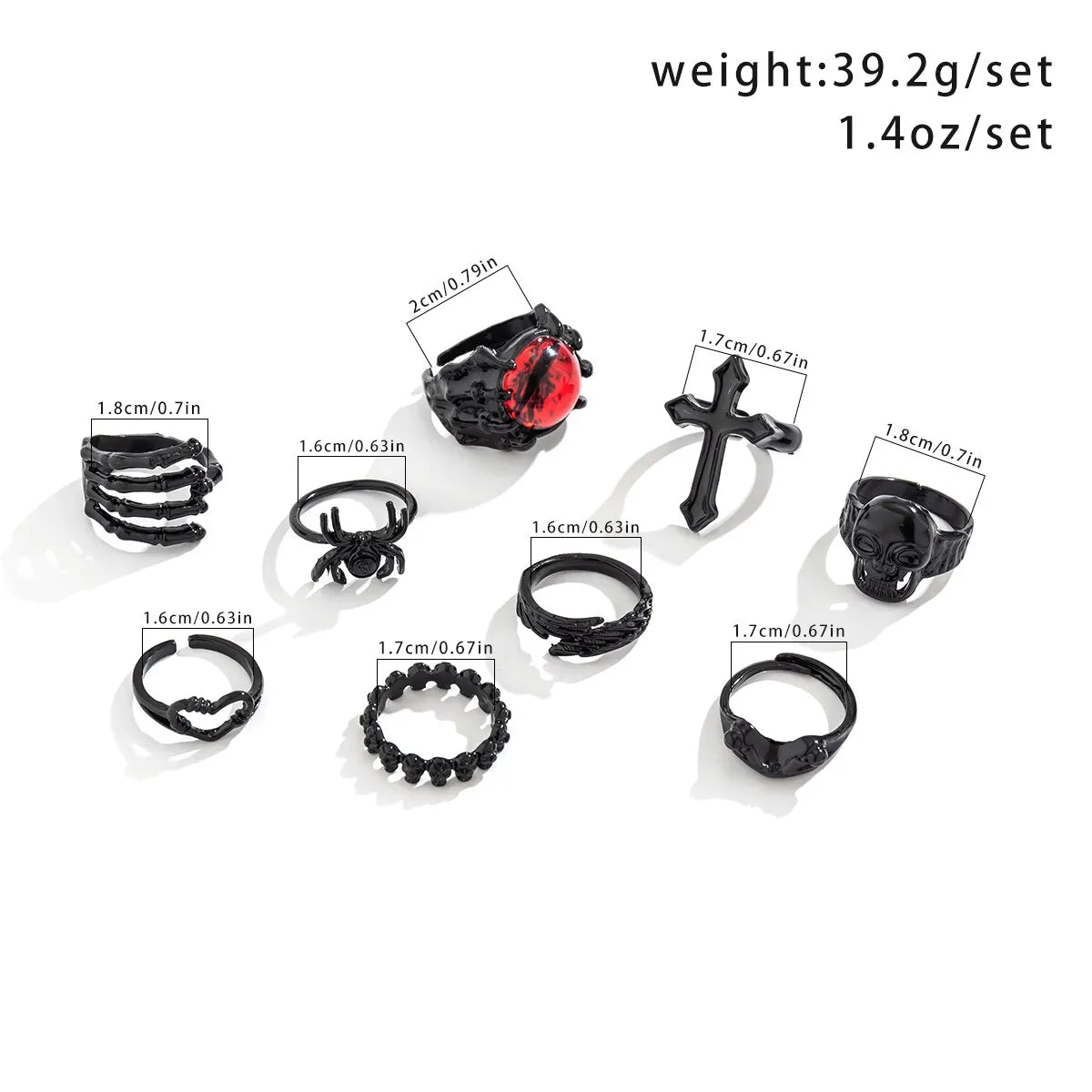 Wicked Skull & Devil Rings Make Your Halloween Look Fearlessly Bold.