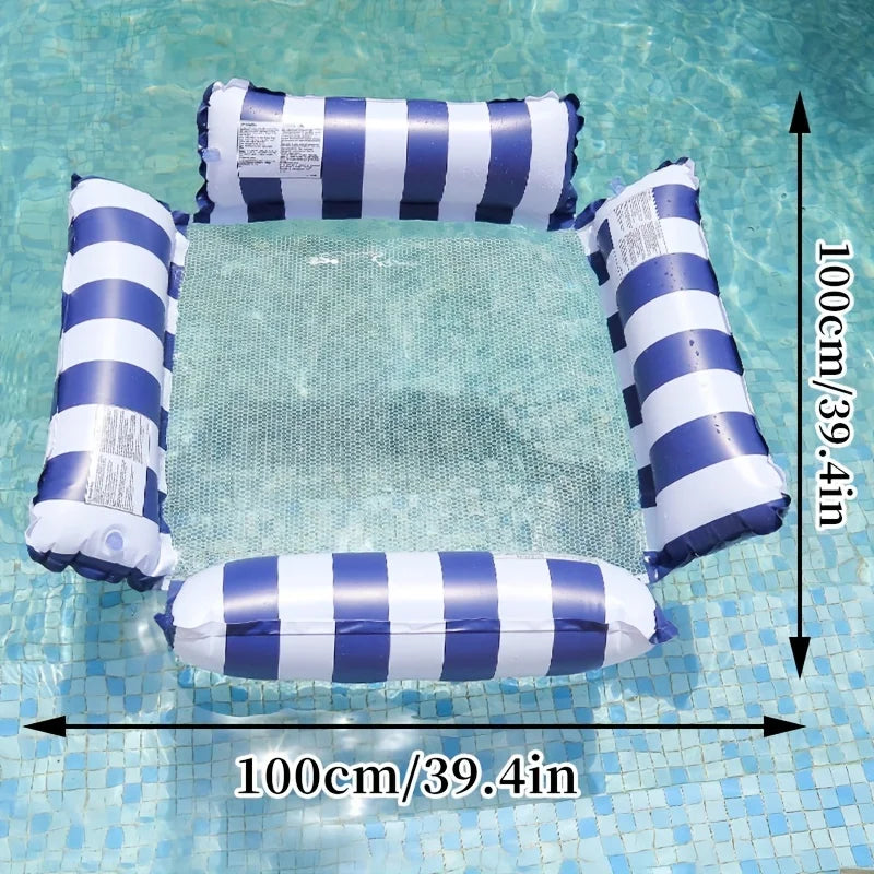AquaLounge
Floating Hammock Relax, drift and enjoy effortless comfort on the water.