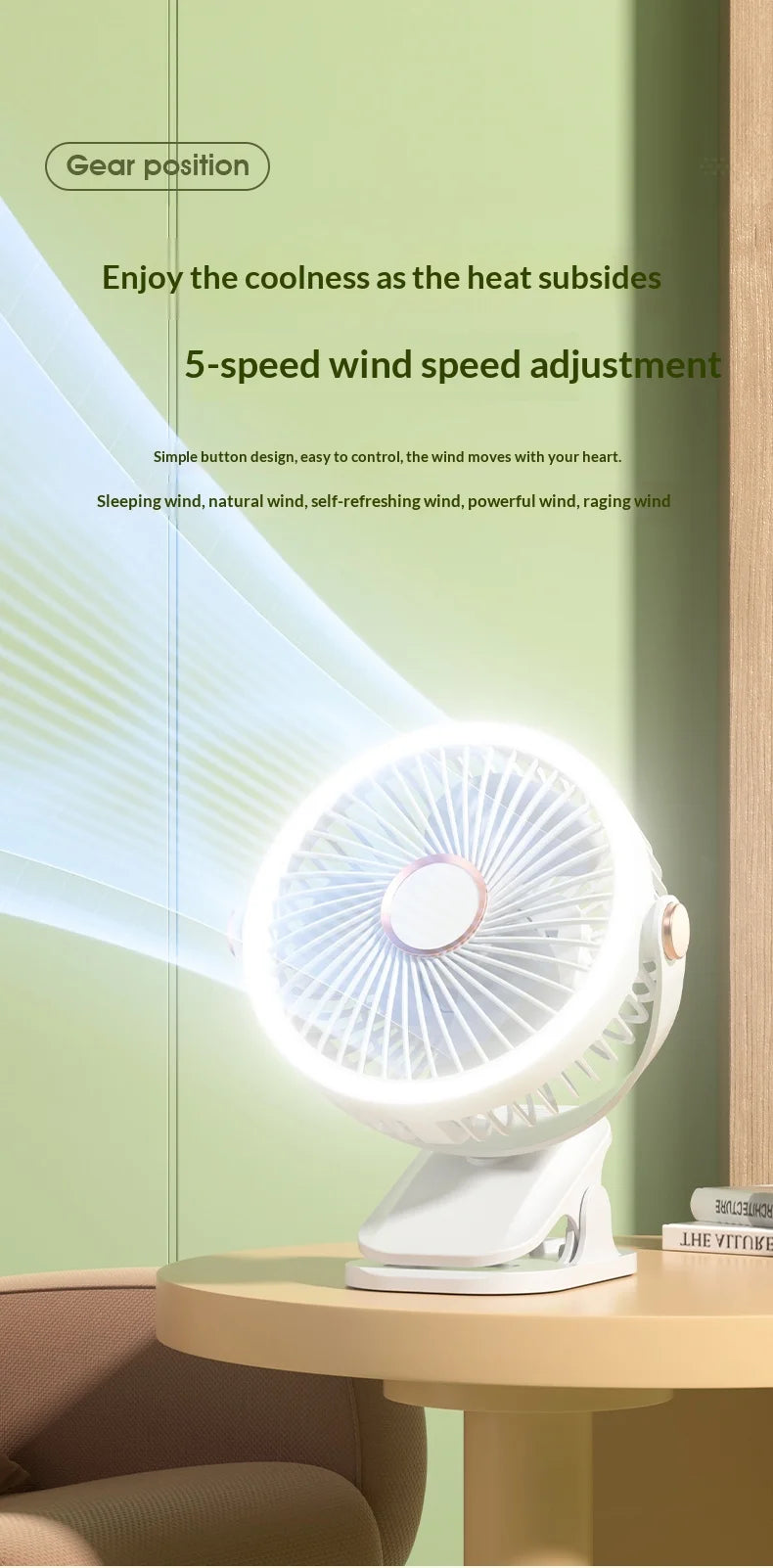 Aramnew AeroGlow™ Portable Fan
Powerful airflow, quiet comfort and 720° flexibility.