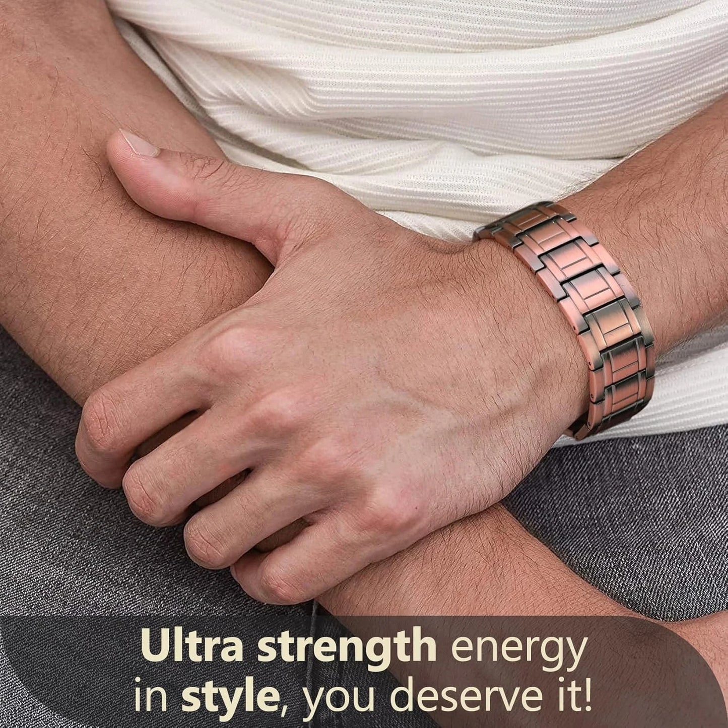 CopperRelief Men’s Magnetic Bracelet