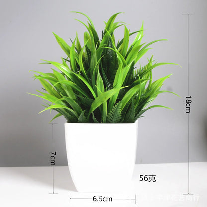 Artificial Bonsai Plant in Pot for Home Decor