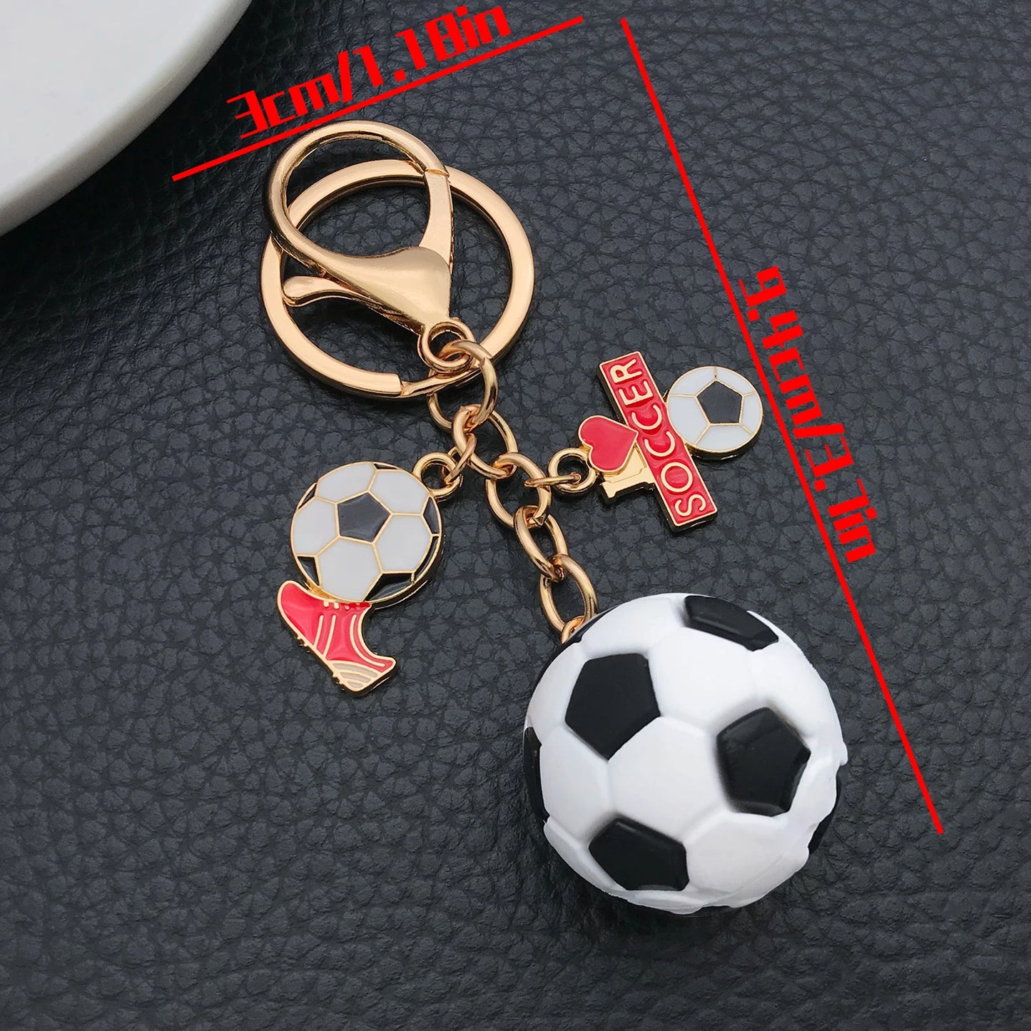 LuckyKick Charm Set Style, luck and football passion in one adorable accessory
