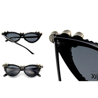 🔥 Skull Queen Statement Shades Own your dark side.