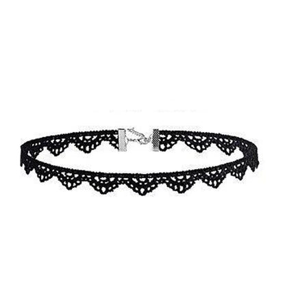 Gothic Lace Halloween Choker Own the Night with Gothic Elegance.