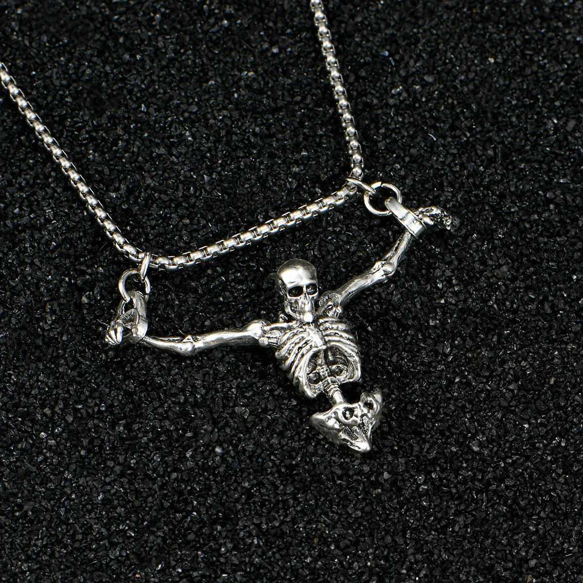 Midnight Skull Necklace Bold. Gothic. Unforgettable.