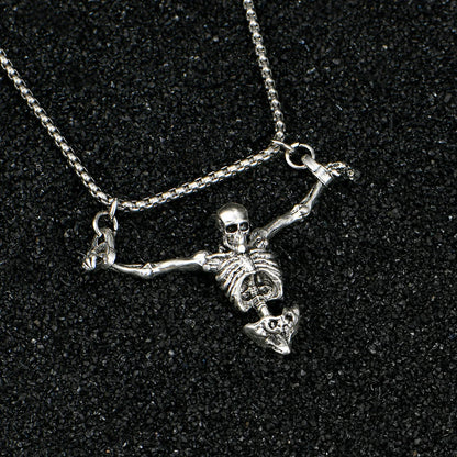 Midnight Skull Necklace Bold. Gothic. Unforgettable.