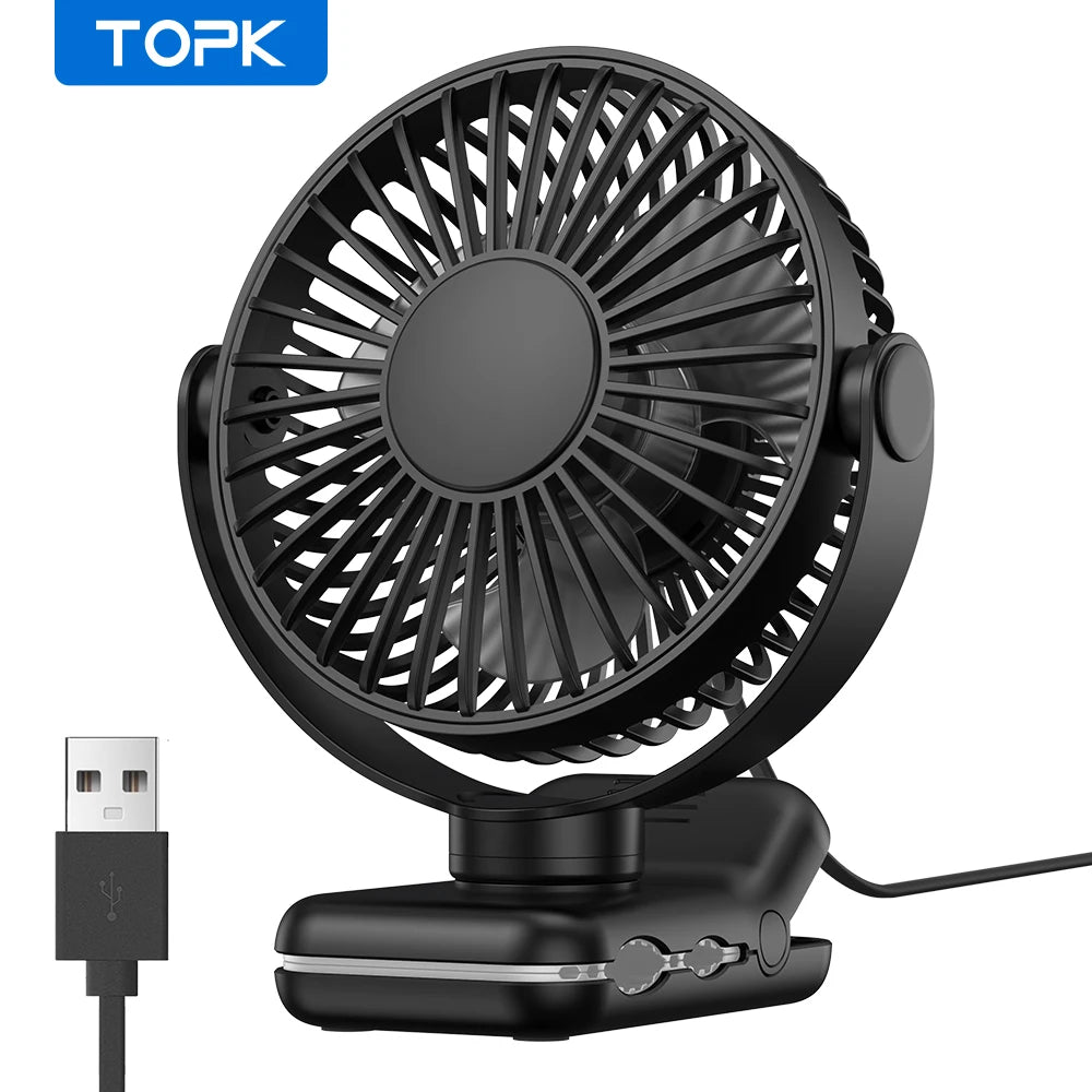 Aramnew ChillMate Portable Clip FanLightweight, quiet and built for everyday comfort.