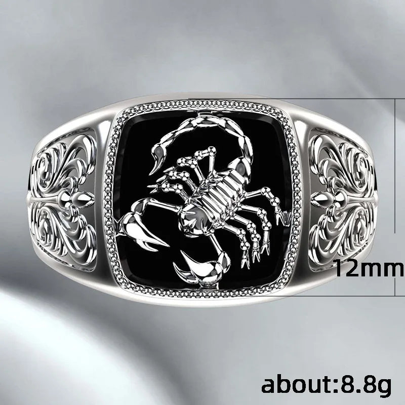 Midnight Scorpion Ring Make a Statement This Halloween.