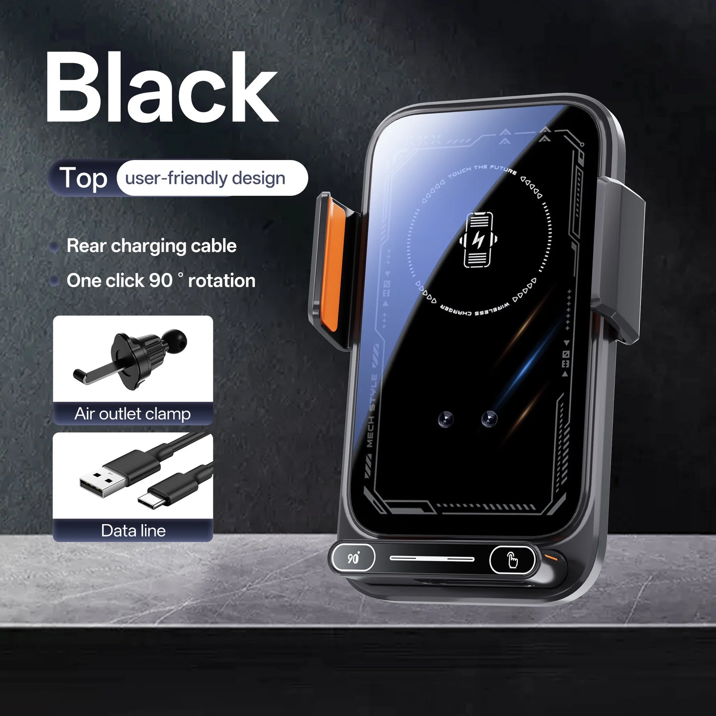 VoltGrip Smart Holder. Strong hold. Smart charge. VoltGrip is built for modern driving.