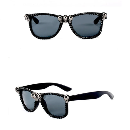 🔥 Skull Queen Statement Shades Own your dark side.