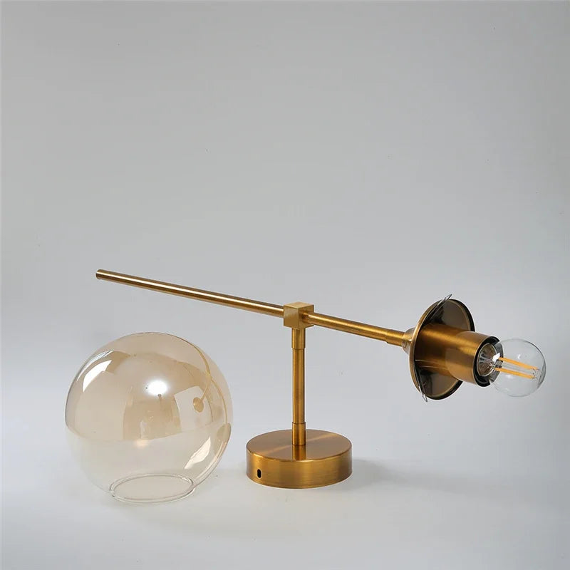 Elegant Glass Wall Sconce – Nordic Light for Bedroom Decor