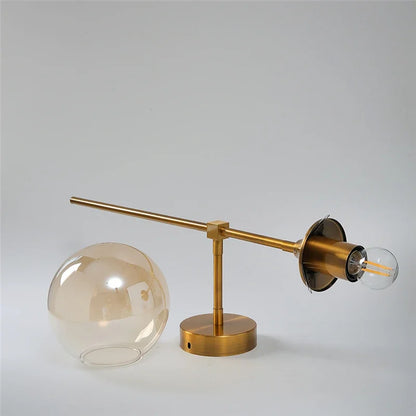 Elegant Glass Wall Sconce – Nordic Light for Bedroom Decor