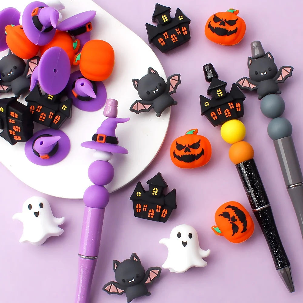 Spooky Bat & Pumpkin Beads Craft Your Own Halloween Magic.