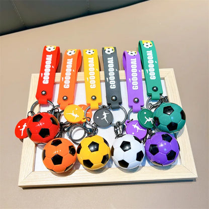 FanPulse Football Keyring Celebrate every goal with a stylish football charm.