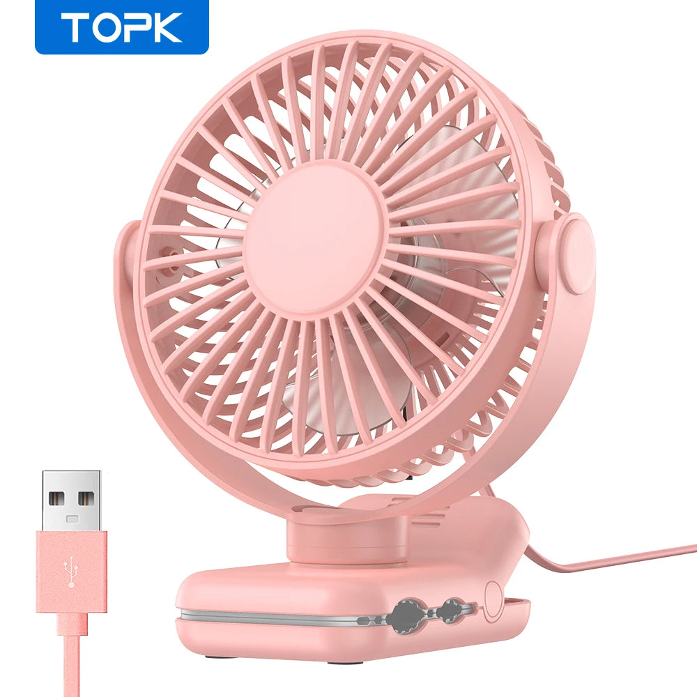 Aramnew ChillMate Portable Clip FanLightweight, quiet and built for everyday comfort.