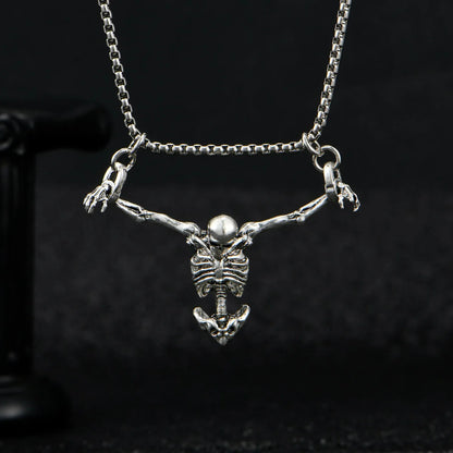 Midnight Skull Necklace Bold. Gothic. Unforgettable.