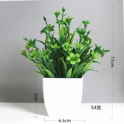 Artificial Bonsai Plant in Pot for Home Decor