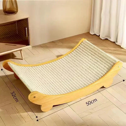 Aramnew PurrCraft Scratch Lounge
Durable wooden comfort for playful paws and peaceful naps.