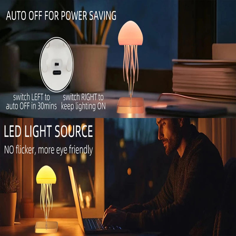 Aramnew AquaGlow Jellyfish Lamp Transform your space into a calming ocean escape.