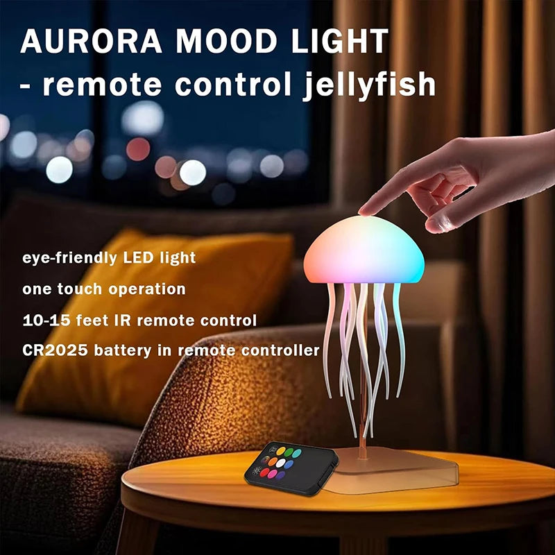 Aramnew AquaGlow Jellyfish Lamp Transform your space into a calming ocean escape.