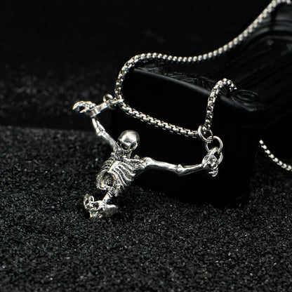 Midnight Skull Necklace Bold. Gothic. Unforgettable.