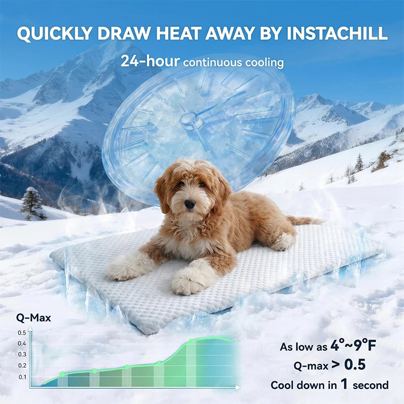 Aramnew IceCloud™ Pet Comfort Mat
Soft, washable and designed for refreshing everyday comfort.
