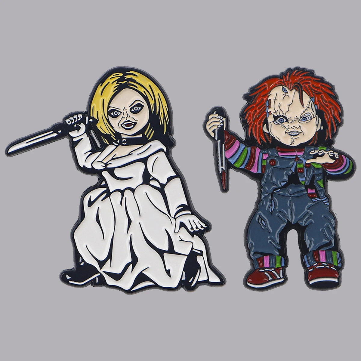 Midnight Horror Pins A Dark Touch for Your Halloween Look.