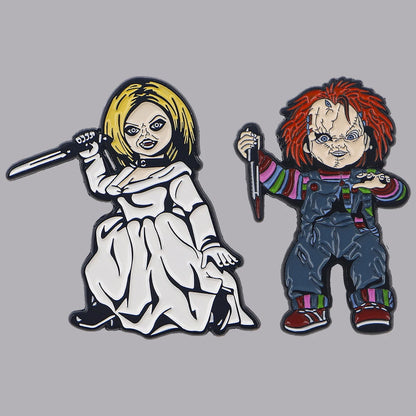 Midnight Horror Pins A Dark Touch for Your Halloween Look.