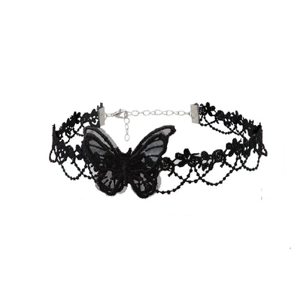 Gothic Lace Halloween Choker Own the Night with Gothic Elegance.