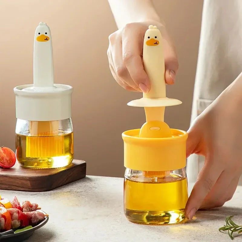 Non-Drip Oil Brush Bottlae – Easy Cooking Tool
